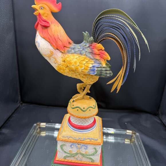 Fitz & Floyd Ricamo Rooster Figurine/Statue